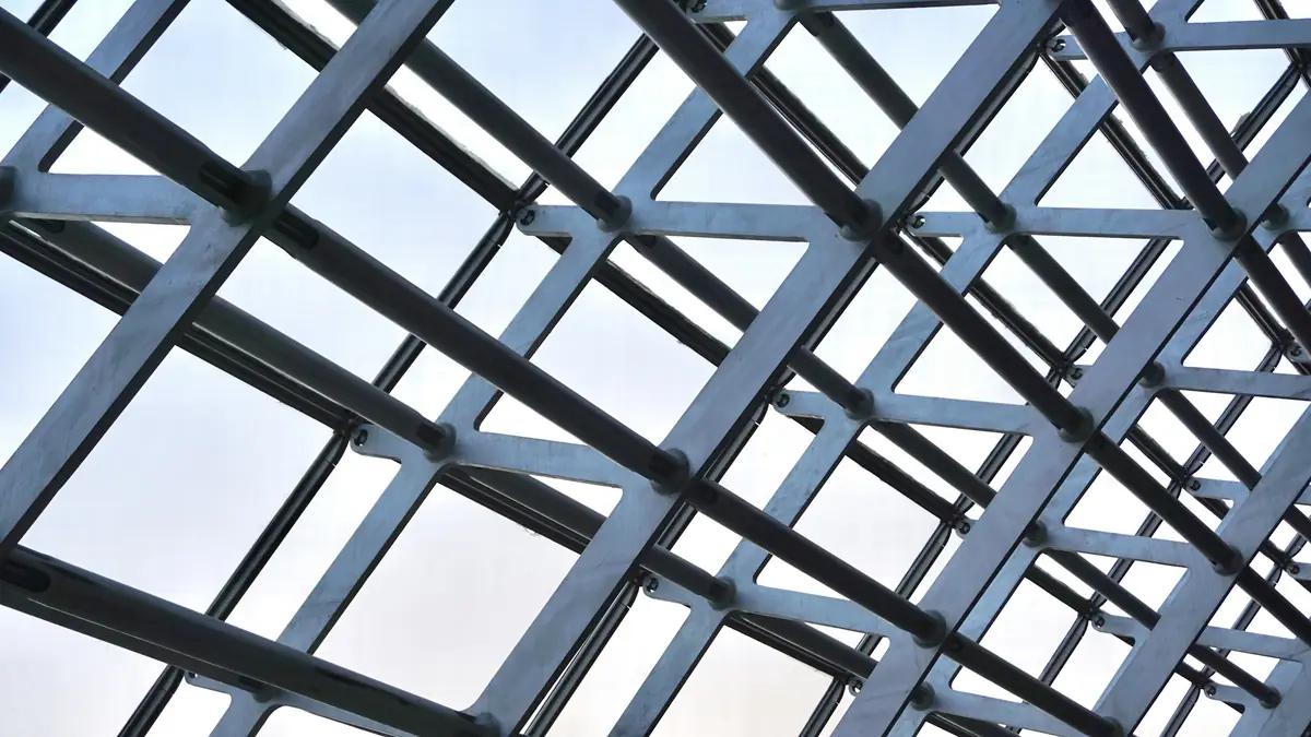 Çelik taşıyıcı sistemin geometrik detayı